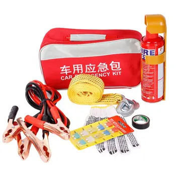 

Zhw037 Car Fire Extinguisher Car Rescue Bag Small Portable Car Set Tool Kit Folding Design Safety Durable