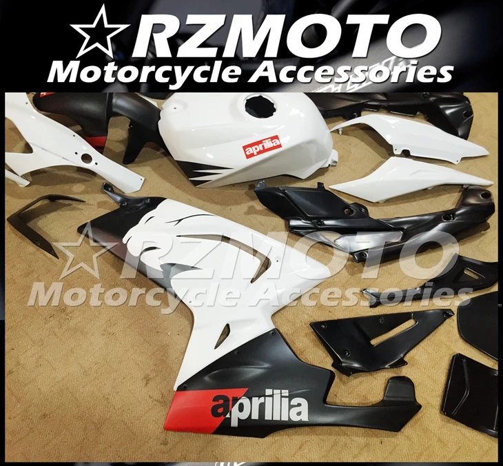 Инъекций ABS Полный обтекатели Наборы подходит для Aprilia RS125 2006 2007 2008 2009 2010 2011 06 07 08 09 10 11 Боди комплект, состоящий из универсального