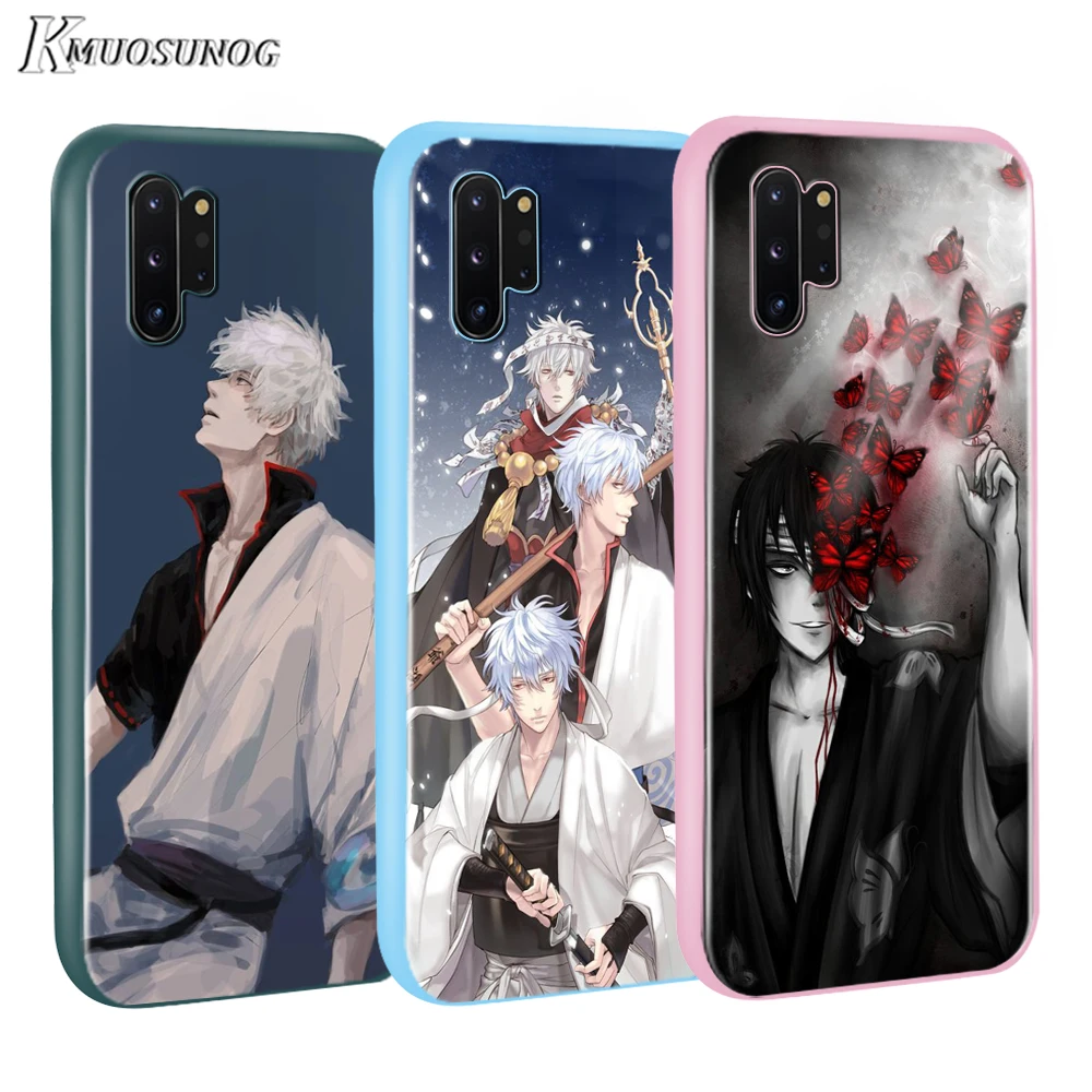 

Sakata Gintoki Baseus Candy Color Cover for Samsung Galaxy Note 10 9 8 S11 S10 S9 S8 S7 Plus Edge Phone Case