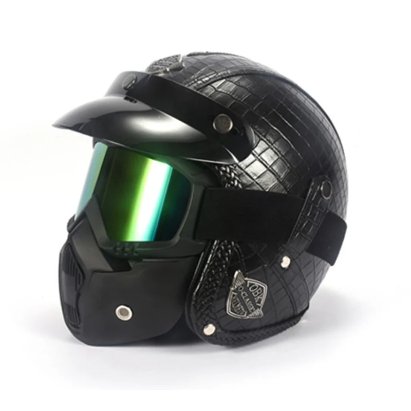 Полнолицевой гоночный moto cross Casque hors route Casque мотошлем moto Casco винтажный Ретро Мультфильм взрослых детей мото маска