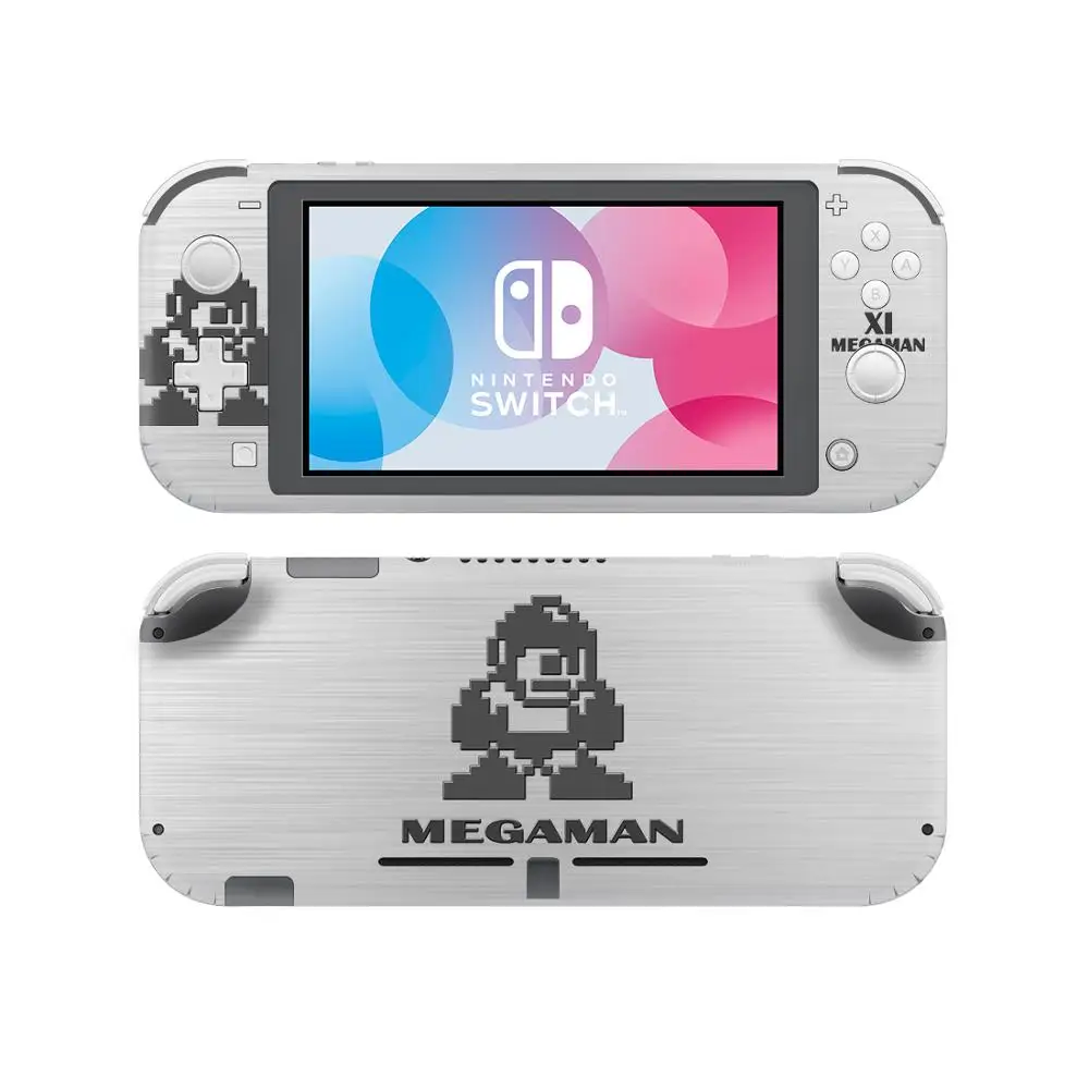 Mega Man наклейка на кожу для nintendo Switch Lite консоль и контроллер протектор Joy-con nintendo Switch Lite наклейка на кожу