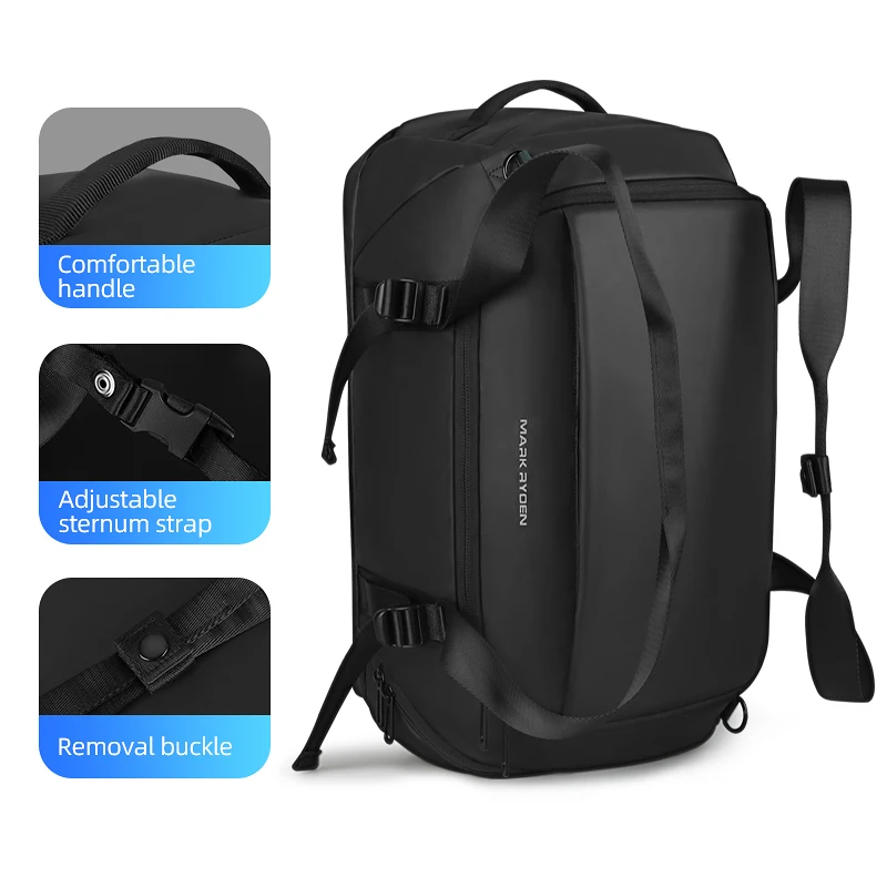 Mark Ryden Large Capacity Travel Backpack Bags Men Hand Luggage Bags Multifunction Travel Male Duffle Bag