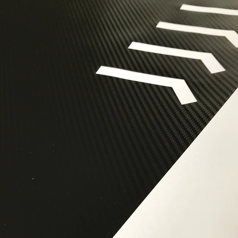 Автомобильный внешний крутой капот Полосатый Графический виниловый стикер для