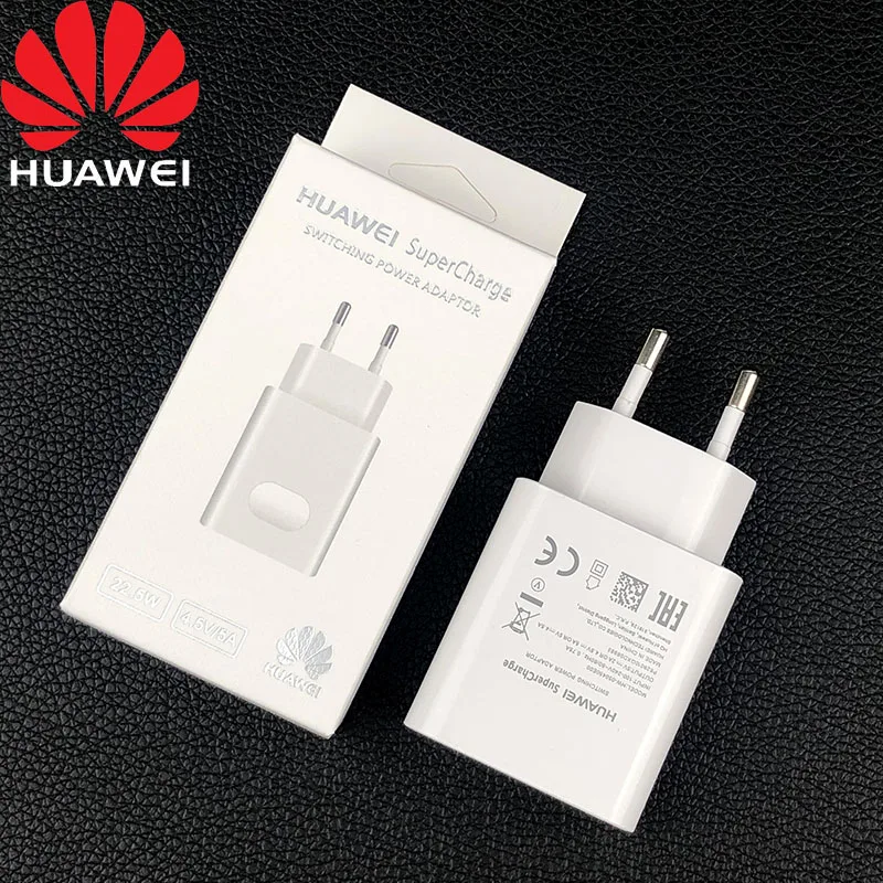 Huawei быстрое зарядное устройство 22,5 Вт ЕС SuperCharge адаптер для mate 20 30 Pro P20 30 Pro Honor Magic 2 10 V10 20 30