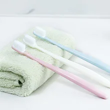 3 Pcs/Set Soft Toothbrush Oral Hygiene Nano Toothbrush Solid Color Portable Couple Toothbrushes Oral Care Clean Tools Toothbrush