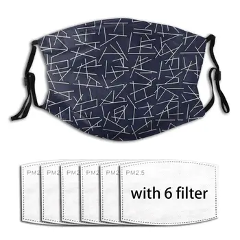 

Reusable Breathable Mask Anti-Dust Mouth Face Mask Black Line Protective Mouth Cover Masks Air Pollution