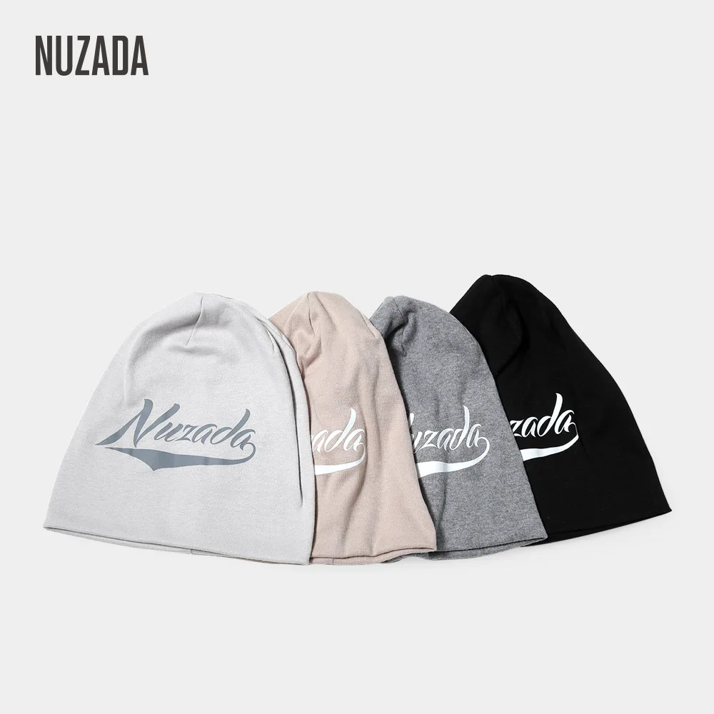 

Nuzada Autumn And Winter New Style Screen Printing Pure Cotton Warm Beanie From Europe And America Outdoor Men And Women Unisex