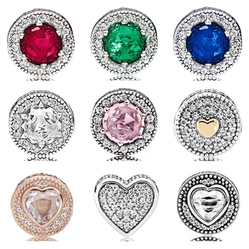 

High Quality Original 925 Sterling Silver Charm Fit Pan Essence Bracelet DIY Ms. PEACE OPTIMISM Essential Beads Jewelry Gift