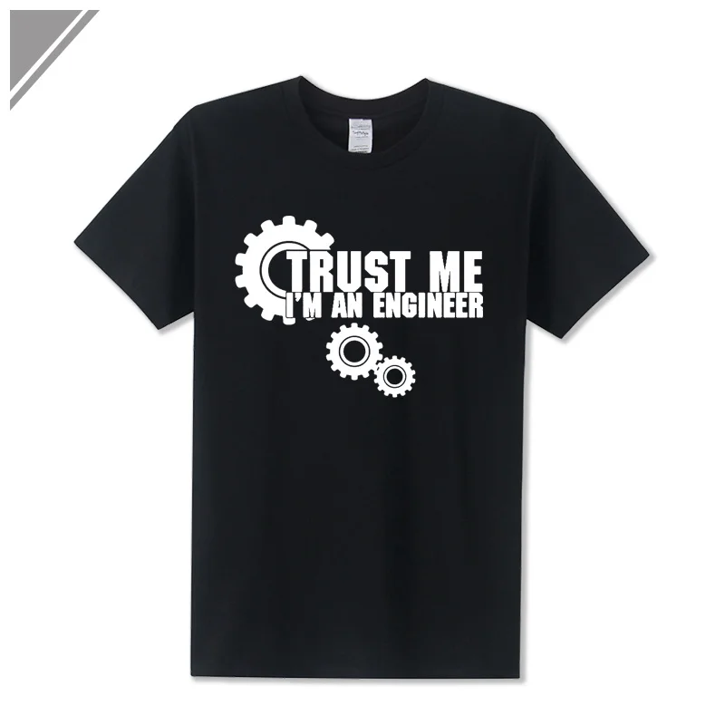 2021 летнее платье Повседневная смешная футболка с надписью TRUST ME HUMOR I AM AN инженер