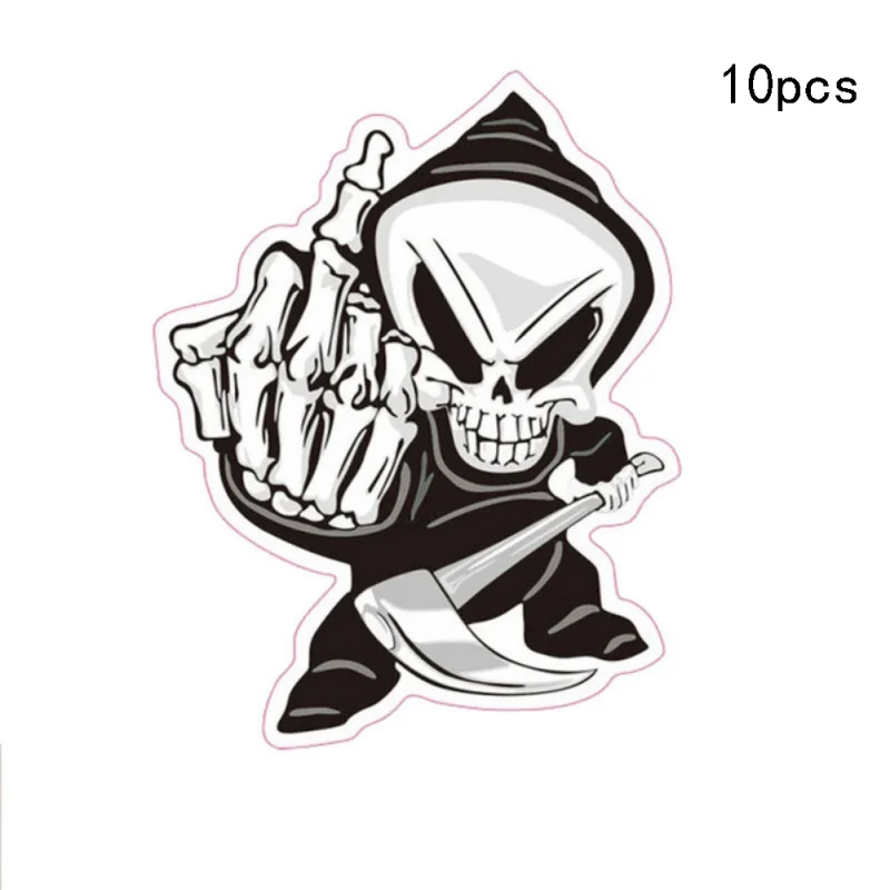 Waterproof Car Stickers Skull Finger Styling Vinyl Decorating Decals Bumper Window decals amp bumper sticker for auto