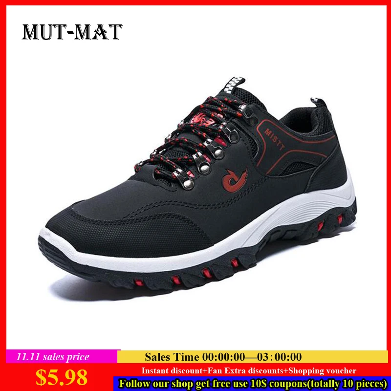 2019 Outdoor Men's Sports Shoes New Spring Casual Hiking Sneakers Male Non-slip Walking High Quality Leather Men | Обувь