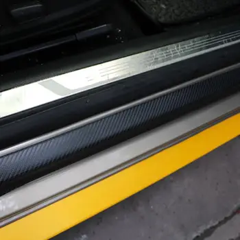 

Car Threshold Carbon Fiber Sticker Door Scratch-Resistant Anti-Kick Film Protection Door Strip Film
