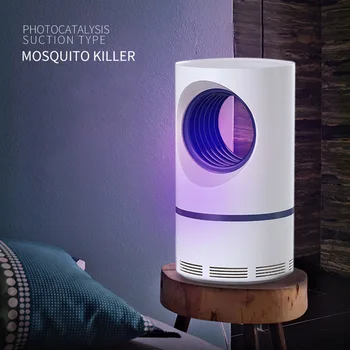 

UV Night Light Mosquito Killer Lamp Photocatalysis Radiationless USB Electric No Noise Insect Flies Trap Zapper Anti Mosquito