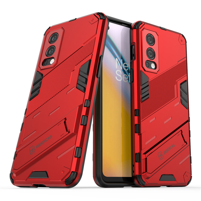 Cover Oneplus Nord 2 5G Case For Oneplus Nord 2 5G Capas PC Bumper Kickstand Back Cover For Oneplus Nord N200 2 5G Fundas