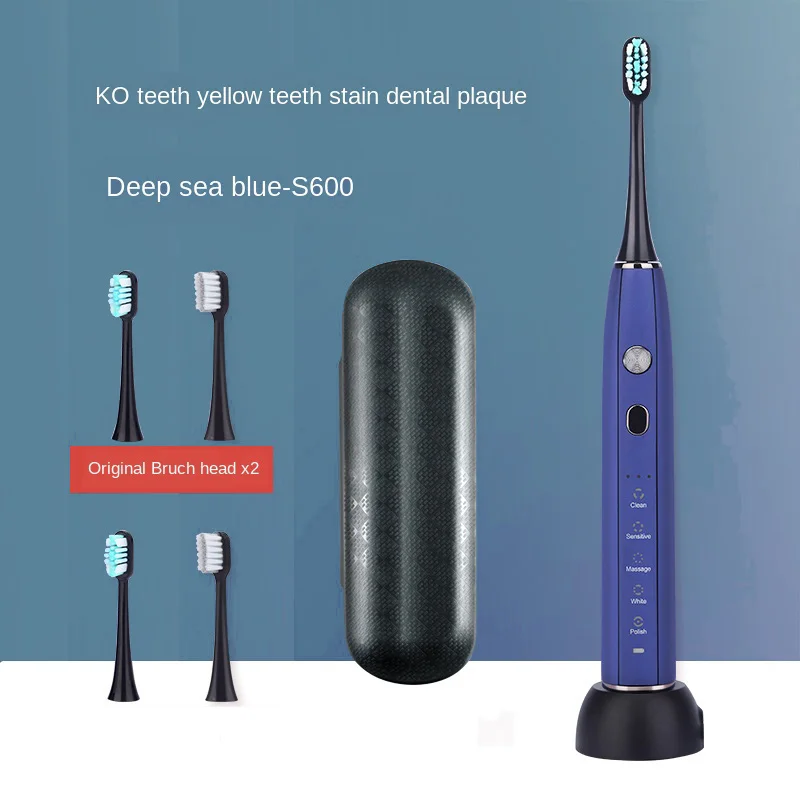 Sarmocare Adult Electric Toothbrush S100 S600 Ultrasonic Sonic toothbrush USB rechargeable battery IPX7 Waterproof Sarmocare Adult Electric Toothbrush S100 S600 Ultrasonic Sonic toothbrush USB rechargeable battery IPX7 Waterproof