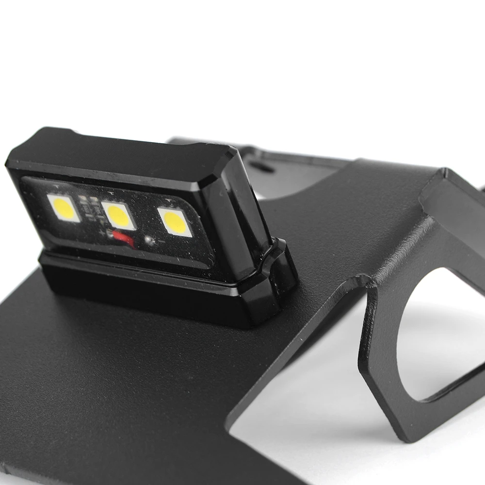 For Yamaha YZF R6 2017 2018 Rear License Plate Tail Frame Holder Bracket with LED Light for Yamaha YZF R6 2017-
