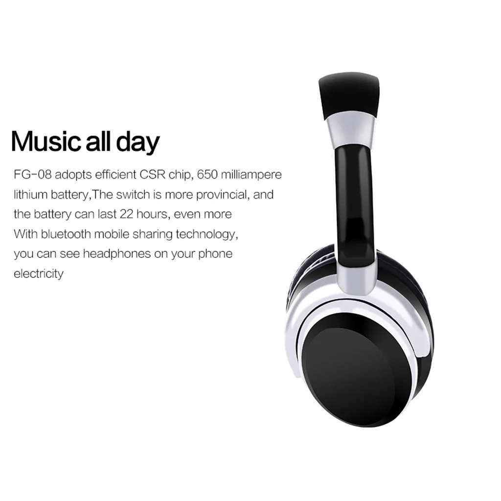 Mosunx Bluetooth 4,2 Наушники Беспроводные Hi-Fi стерео Супра-аурал стерео гарнитура активные шумоподавления беспроводные наушники