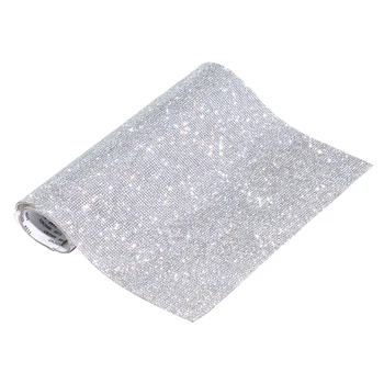 

Car Sticker DIY Decoration Bling Rhinestone Car Stickers for License Plate Frame Emblem Door Handle Indoor Dashboard 12*20cm