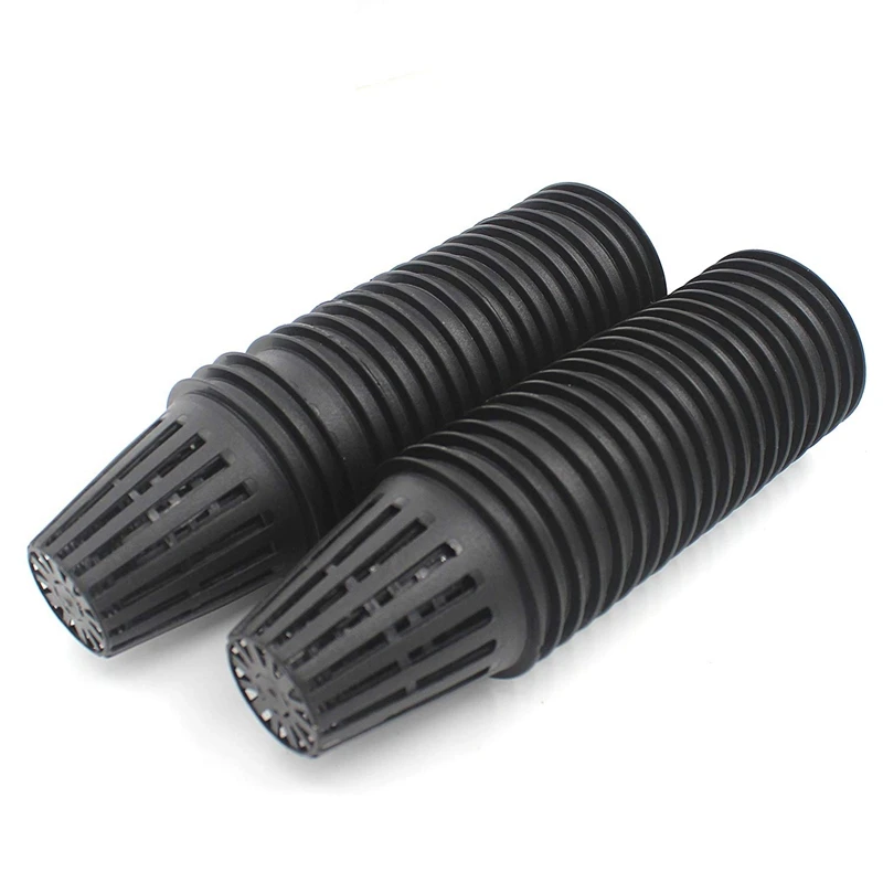 

IALJ Top 40Pcs 3 Inch Heavy Duty Mesh Pot Net Cup Basket Hydroponic Aeroponic Planting Grow Clone Black