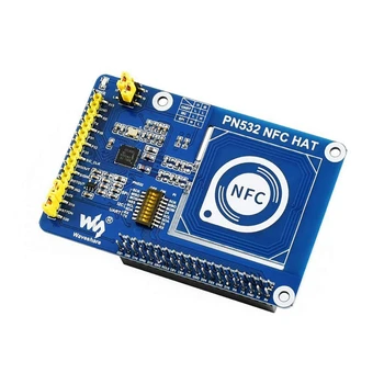 

PN532 NFC HAT for Raspberry Pi, Supports Three Communication Interfaces: I2C, SPI, and UART