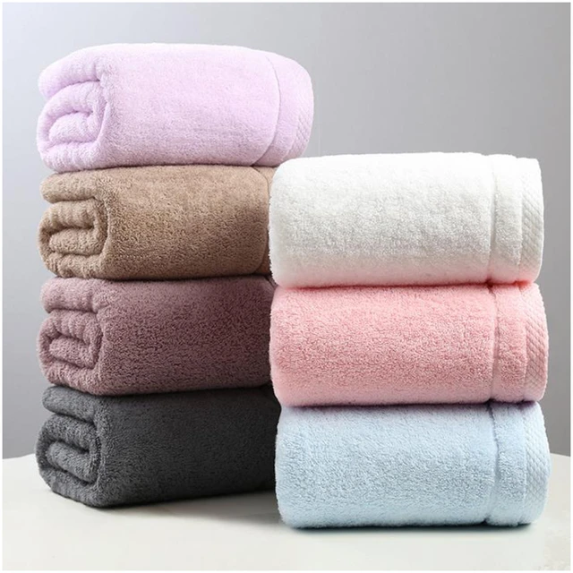 80*180/100*200cm White Large Bath Towel Thick Cotton Shower Towels Home  Bathroom Hotel Adults Toalha de banho Serviette de bain - AliExpress