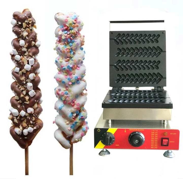 Wholesale Best Selling 4 Pieces Lollipop Waffle Maker Lolly Waffle