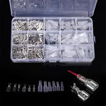 

Cable Lugs 270pcs/ Set Plug Socket Set Car Electrical Connector Radio Terminal Spade Set Car Accessories