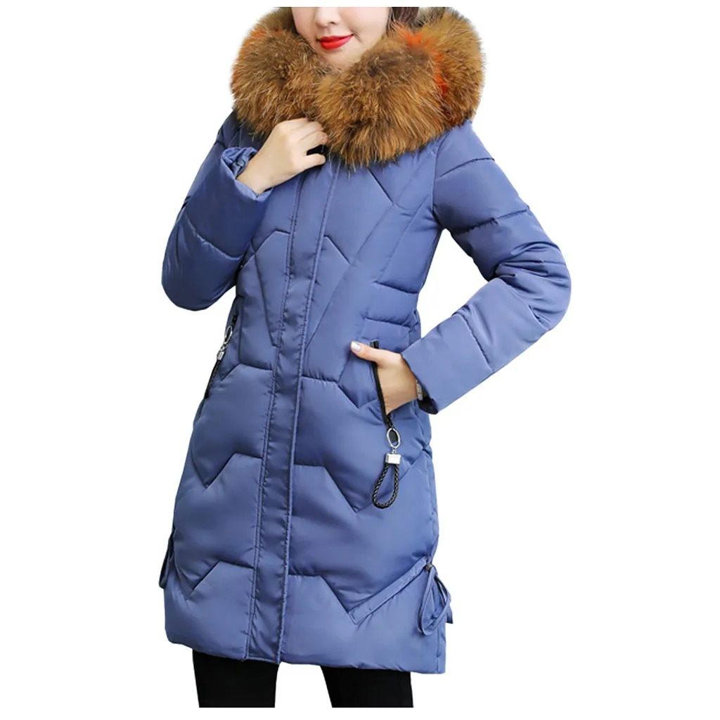 Abrigos mujer invierno, модная женская зимняя теплая хлопковая зимняя куртка с капюшоном, пальто с длинными рукавами, зимняя куртка для женщин, chaqueta