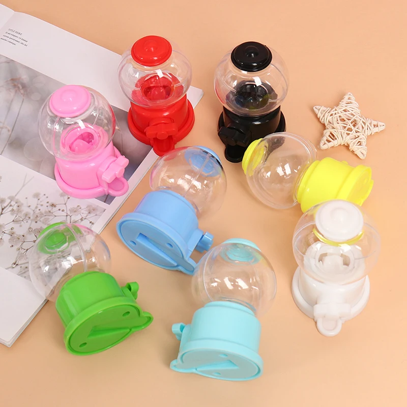 Candy Toy Dispenser 1PC Sweets Mini Candy Machine Bubble Toy Dispenser Coin Bank Kids Toy Christmas Birthday Gift