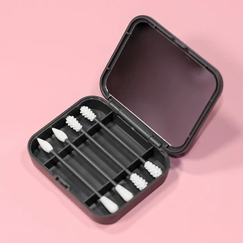 

Reusable Silicone Cotton Swabs with Mirror, Q-Tip for Ears Cleaning, for Makeup for Women