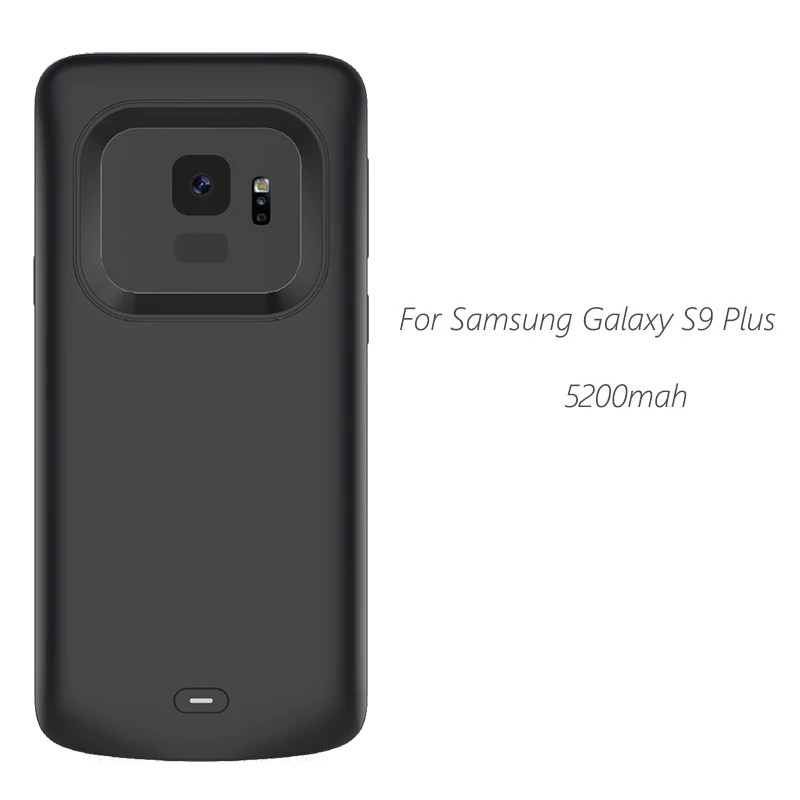 Чехол для зарядного устройства для samsung Galaxy S9 S8 Plus 4700/5500 мАч, Дополнительный внешний аккумулятор, мягкий чехол для зарядки телефона из ТПУ, чехол для аккумулятора - Цвет: Fo S9 Plus 5200mah