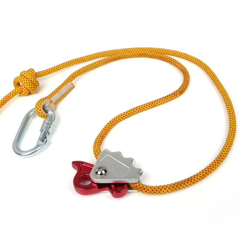 Belay устройства 15KN открытый защитный подъемный съемный веревка самоблокирующийся оборудование грудной скалолазание защита от падения Безопасность анти-падение