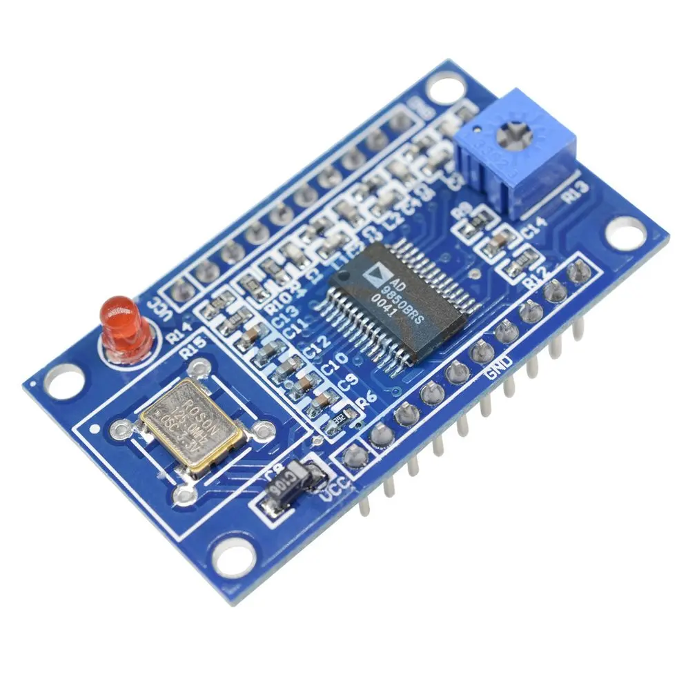 2 синусоида AD9850/AD9851 DDS генератор сигналов Модуль 2 выходной прямоугольный сигнал Параллельный Последовательный вход данных DDS сигнальный модуль