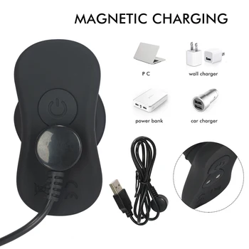 Electric Shock Anal Plug Dildo Vibrator Prostate Massager Wireless Remote Vibrators Sex Toys For Men Adults Sex Toys For Women 6