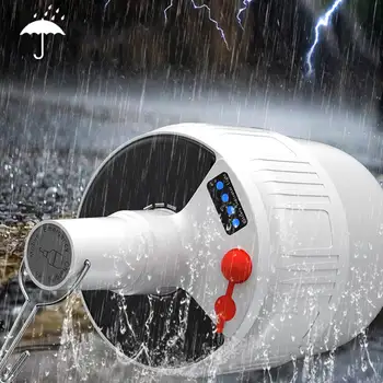 

Solar LED Camping Light USB Rechargeable Bulb For Outdoor Tent Lamp Portable Lanterns Emergency Lights For BBQ Hiking