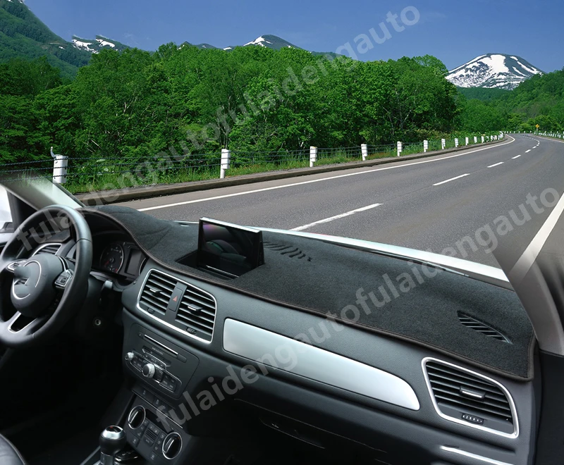 Для Audi Q3 2013- интерьер автомобиля панель управления коврик Нескользящая Солнцезащитная Накладка для машины коврик для автомобиля аксессуары