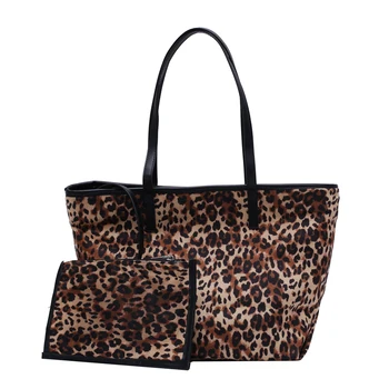 

luxury ladies designer leopard print bags for women purses and handbags set large capacity women shoulder bag female tote big