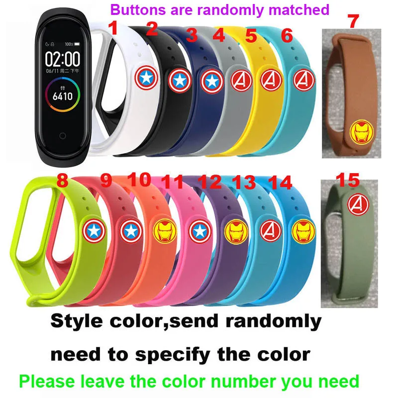 Для Xiaomi mi Band 4 браслет ремешок mi band 3 силиконовый браслет 10 шт - Цвет: 10 Strap