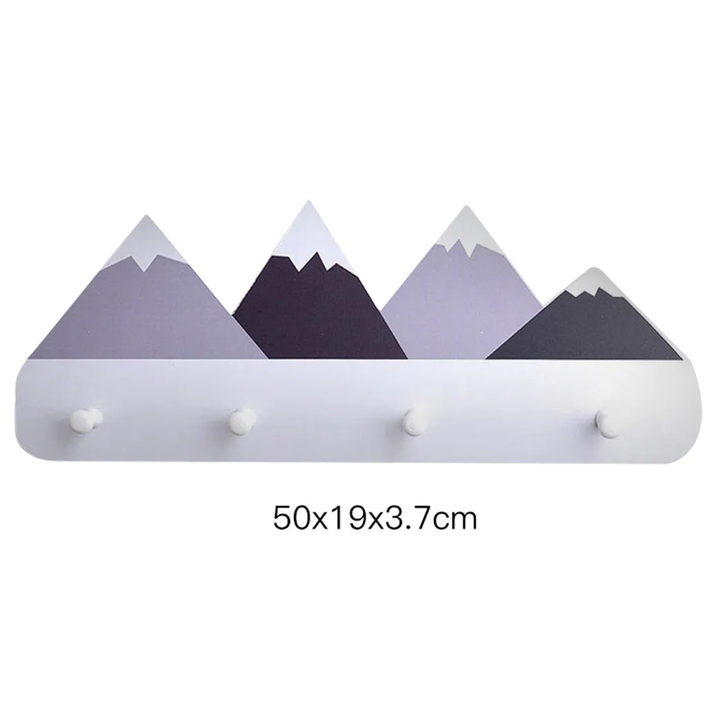 Nordic Style Children's Room Decoration Cartoon Creative Hook Cute Strong Adhesive Hook Wall Paste Hook Wall Door Rack Hook