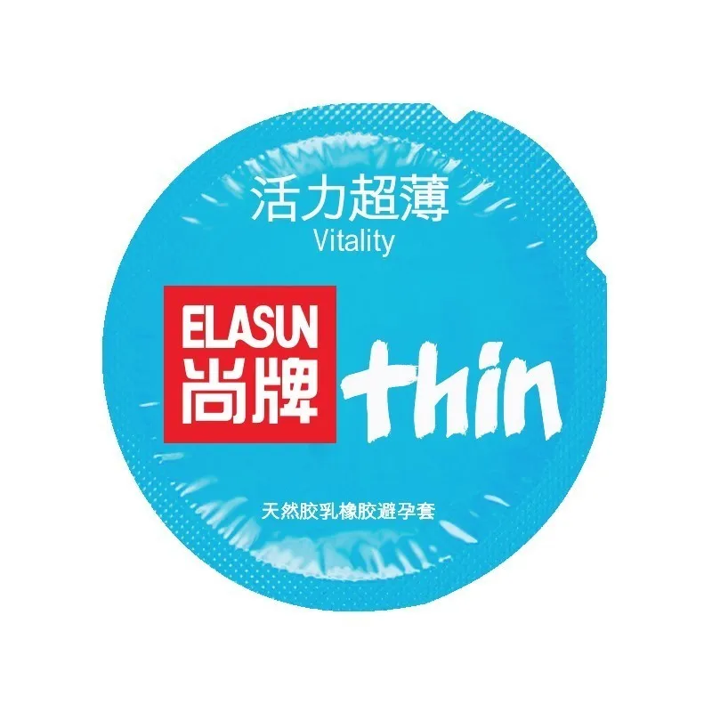Elasun 6 шт Vitality супер тонкие более интимные презервативы со смазкой для мужчин и