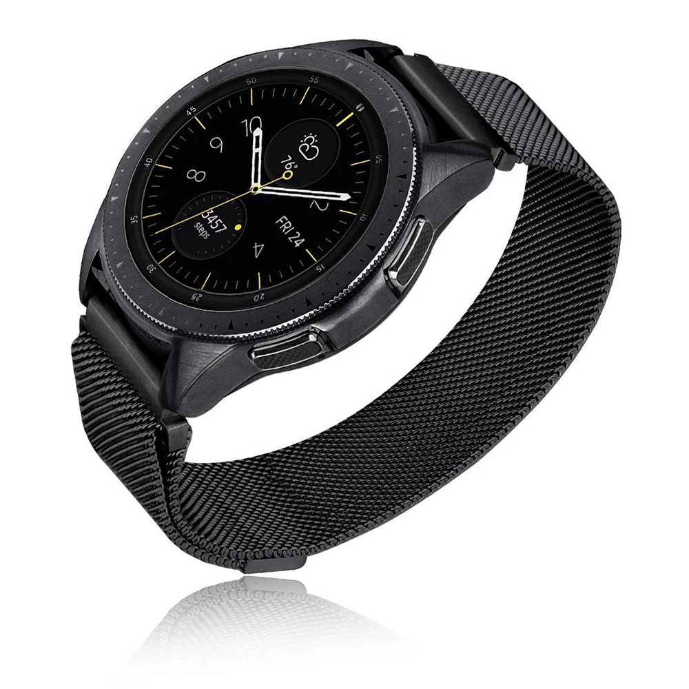 Миланская петля ремешок 22 мм 20 мм для samsung gear S3 Frontier классический ремешок huawei часы Gt Браслет для samsung часы 46 мм 42 мм