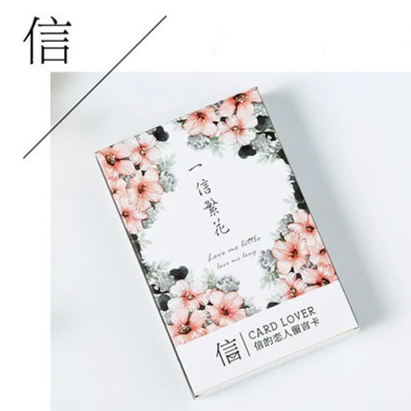 

28Sheets/Set A Letter Fowers Lomo Card Mini Postcard/Greeting Card/Christmas Gift Card