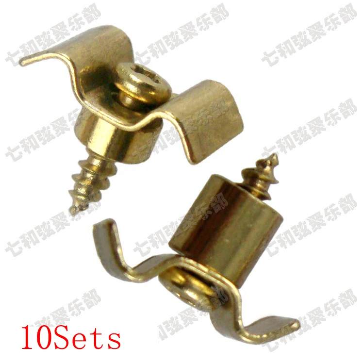 

10 Sets Golden Guitar String Retainers tree for Electric Guitar