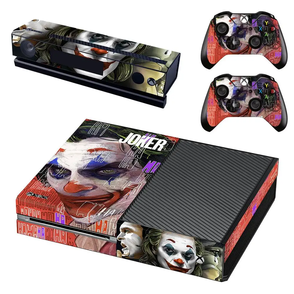 GSTM2933 DC пленка Джокер кожа Наклейка полное покрытие для Xbox One консоль& Kinect& 2 контроллеры для Xbox One Кожа Наклейка - Цвет: GSTM2933