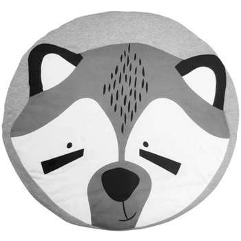 

Cotton Round Nursery Rug Baby Floor Playmats Crawling Mat Game Blanket for Kids' Room Decoration