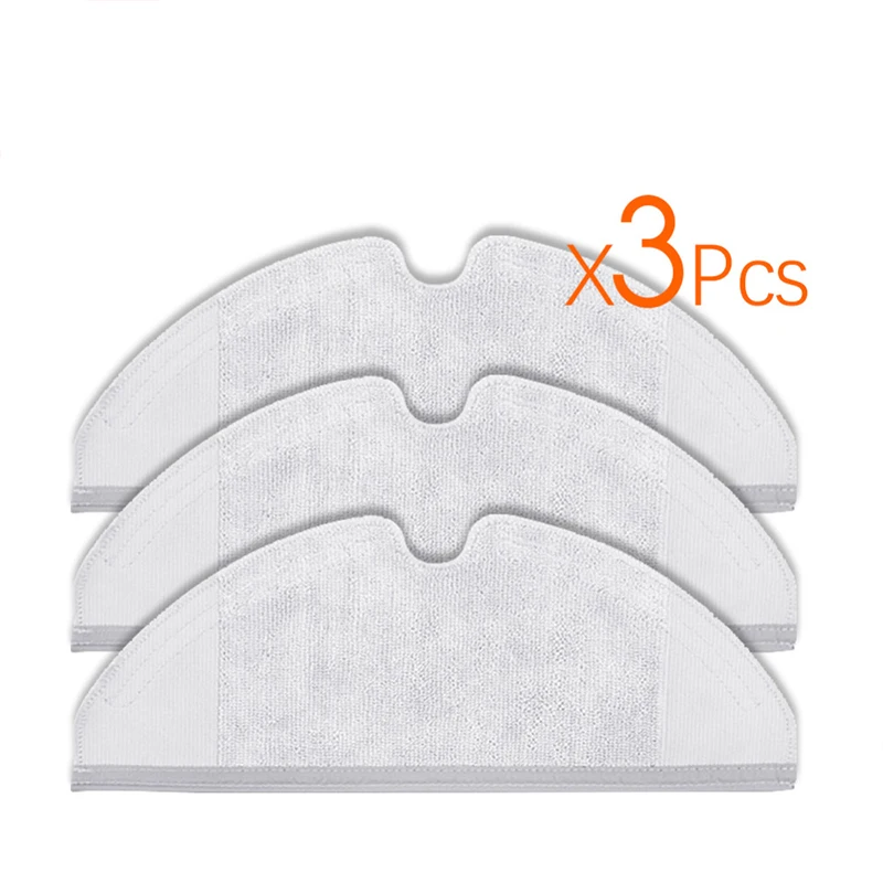 

3Pcs Suitable for Xiaomi Roborock Robot S50 S51 Vacuum Cleaner Spare Parts Kits Mop Cloths Generation 2 Dry Wet Mopping Cleaning