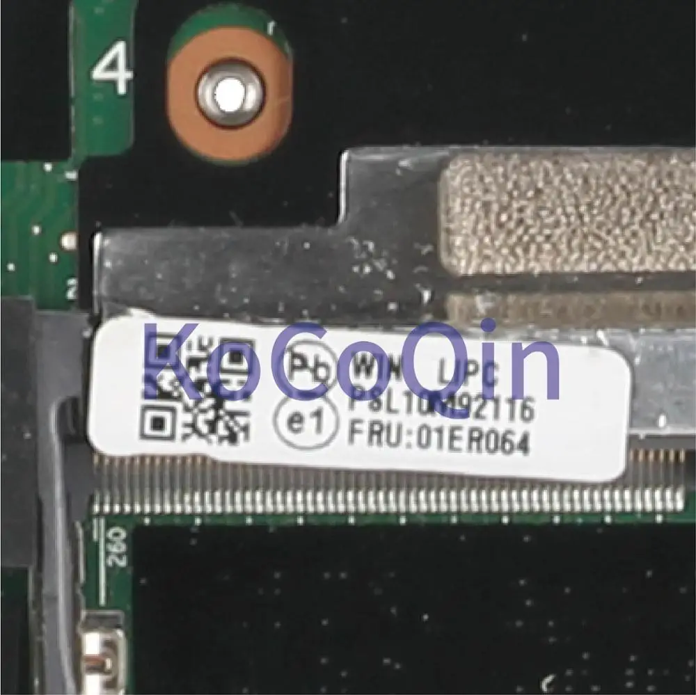 Finest  KoCoQin Laptop motherboard For LENOVO Thinkpad T470S SR340 i5-7300U Mainboard 01ER064 NM-B081