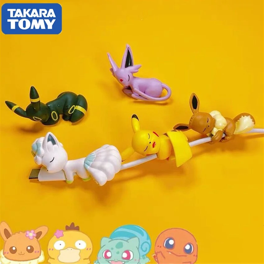 タカラトミー ポケモンアクションケース カワイイ ピカチュウ イーブイ バルピックス ケーブルバイト ギャグ ケーブルプロテクター 電話アクセサリー Null Aliexpress