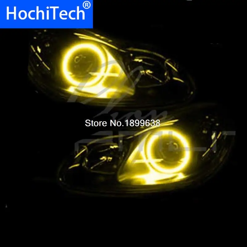 Super brightness RGB More color switch LED Cotton light Angel Eyes Kit with remote control for Smart Fortwo W451 Mk2 2008 - 2014 |