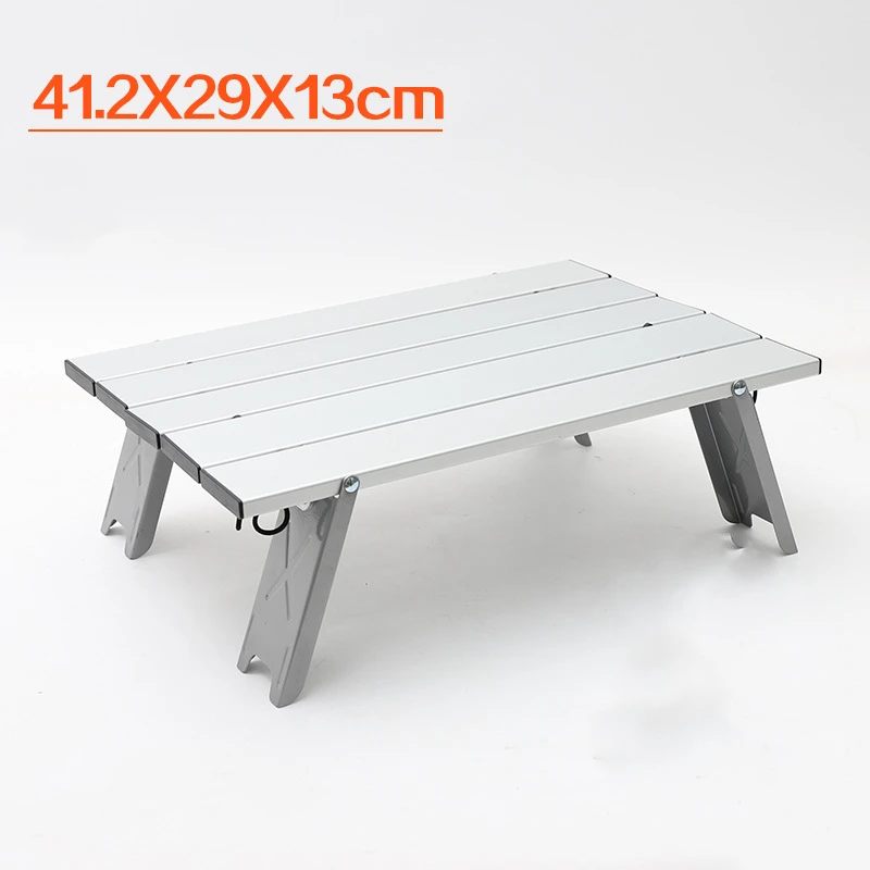 Outdoor Camping Portable Foldable Mini Table For Tours Beach Picnic Barbecue Tableware Folding Computer Desk Ultralight 